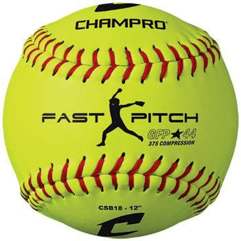 New Champro 12" Fast Pitch Durahide Cover .44 COR Softball - Dozen