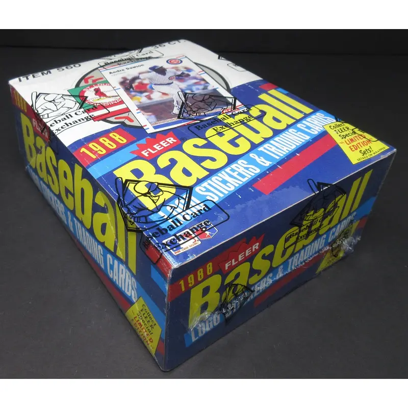 1988 Fleer Baseball Unopened Wax Box (FASC)