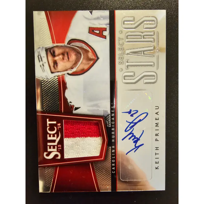 2013-14 Panini Select - Select Stars Jersey Autographs - Prime - Keith Primeau #ST-KP /15