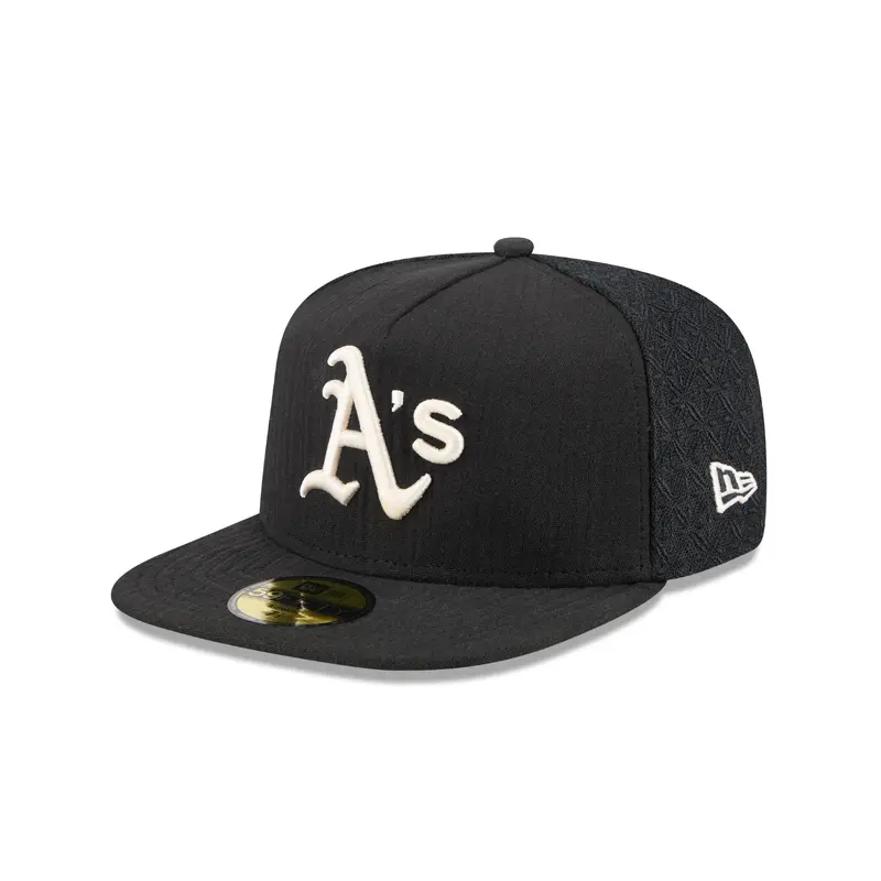 New Era - 59FIFTY Fitted A-Frame Cap - Oakland Athletics - 59FIFTY DAY - Black