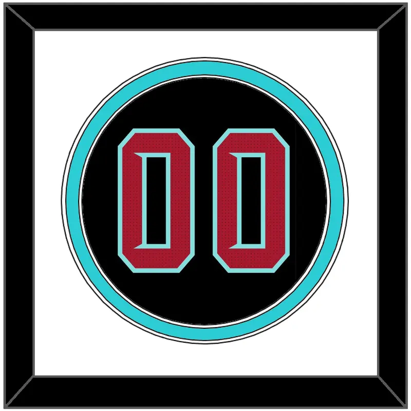 Arizona Number - Alternate Black - Double Mat 1