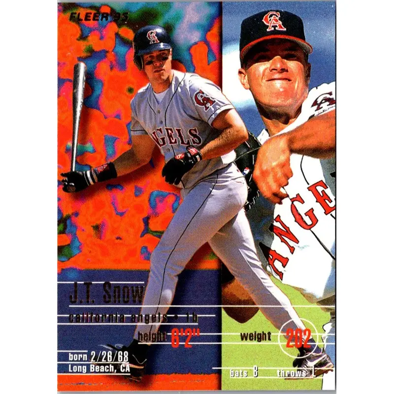 1995 Fleer J.T. Snow #236