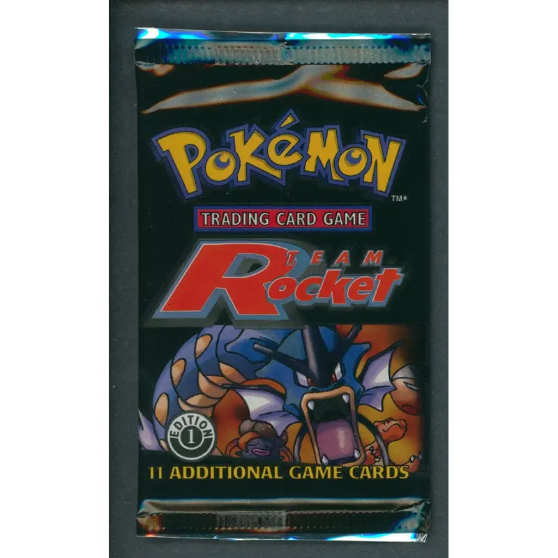 2000 WOTC Pokemon Team Rocket 1stEdition Unopened Pack Gyarados