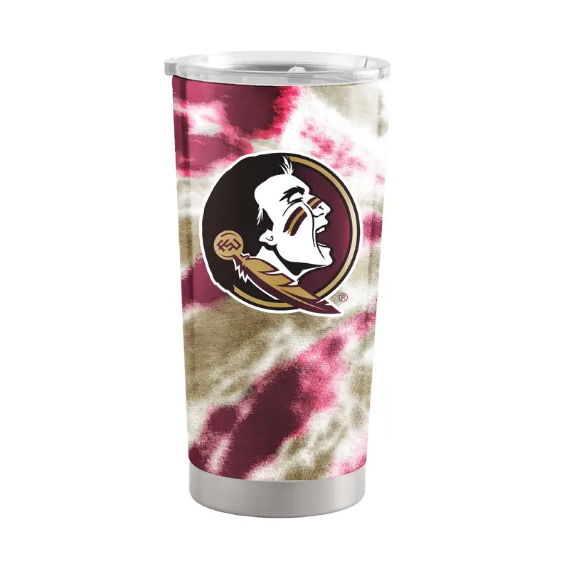FL State 20oz Tie Dye Stainless Steel Tumbler