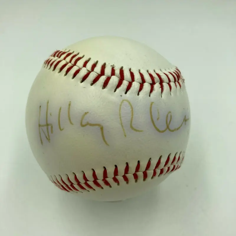 Hillary Clinton Signed Autographed Baseball With JSA COA First Lady