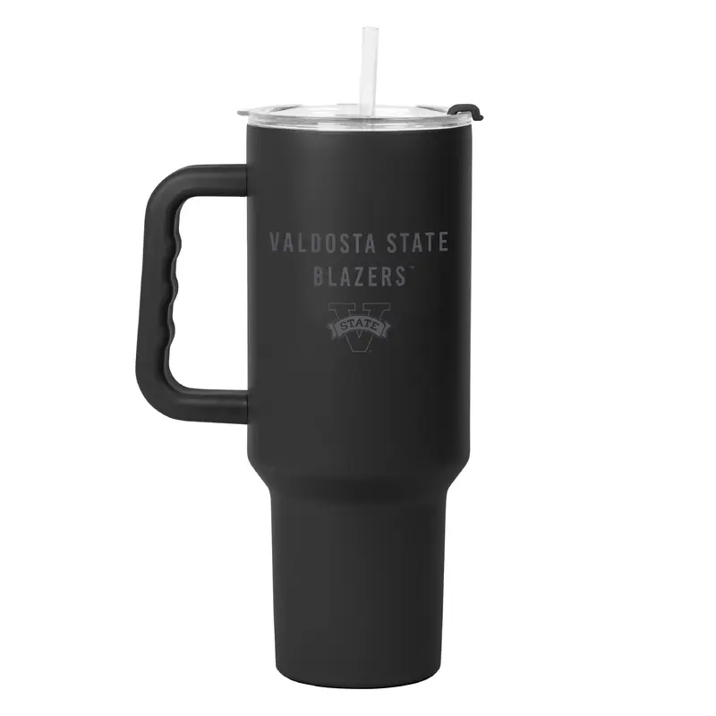 Valdosta State 40oz Black Tonal Powder Coat Tumbler