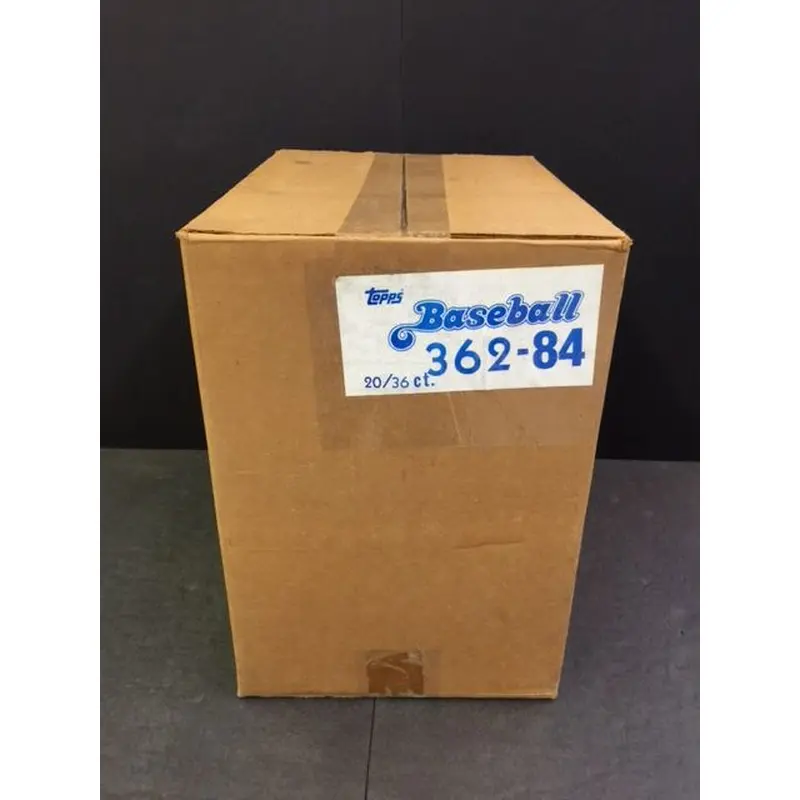 1984 Topps Baseball Unopened Wax Case (1982 Display) (20 Box) (BBCE)