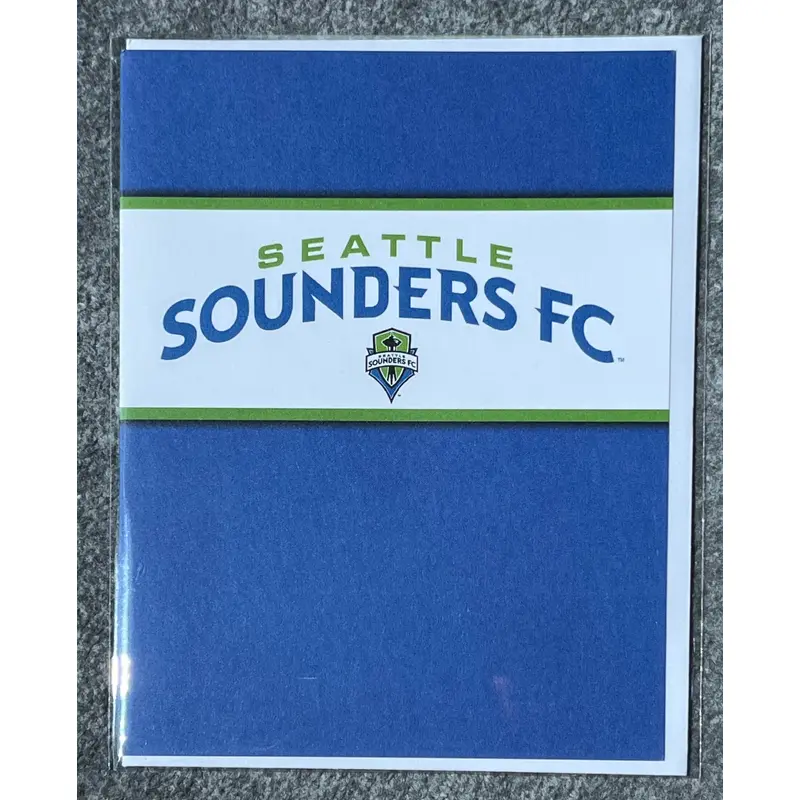 Seattle Sounders Simple Blank Card