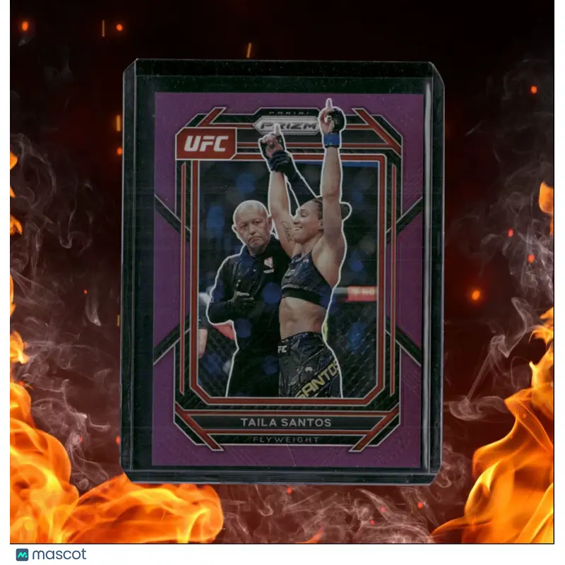 2023 Panini Prizm UFC Taila Santos Purple Prizm 084/149 #118