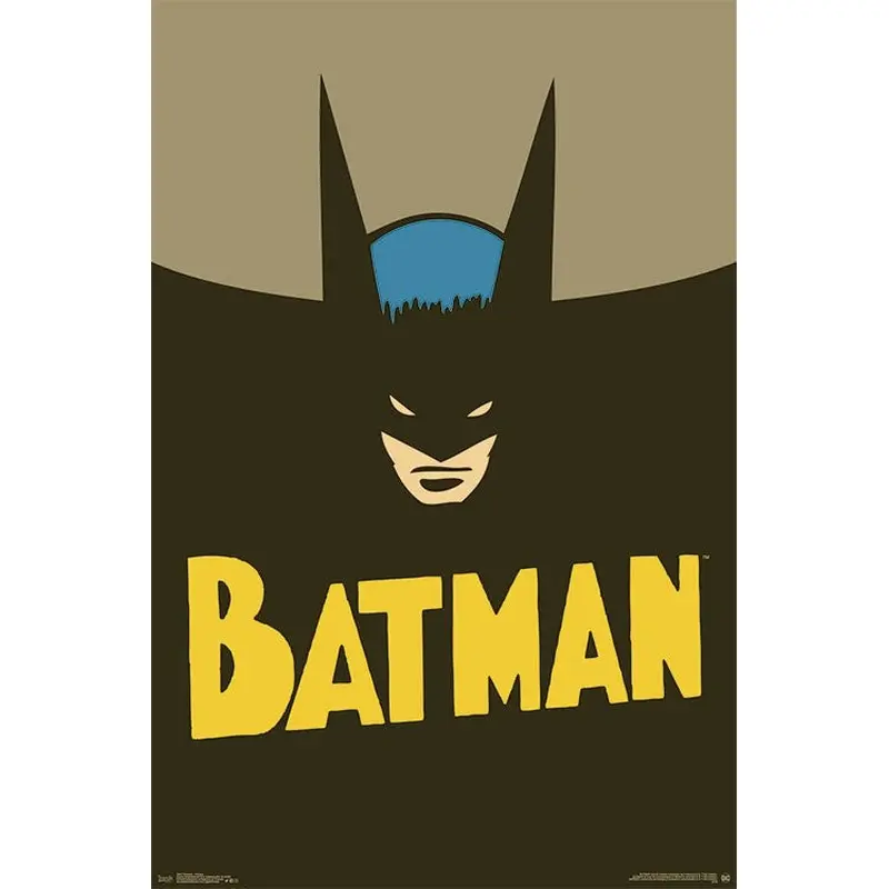 Batman Vintage 1940s Style Comic Book Character Wall Poster - Trends International