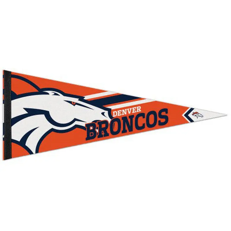 Denver Broncos NFL Football Official Logo-Style Premium Felt Pennant - Wincraft Inc.