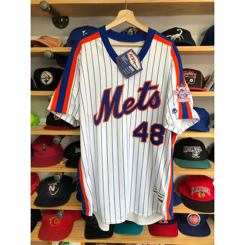 New York Mets Majestic 1986 Jacob deGrom Authentic Jersey 48 XL NWT