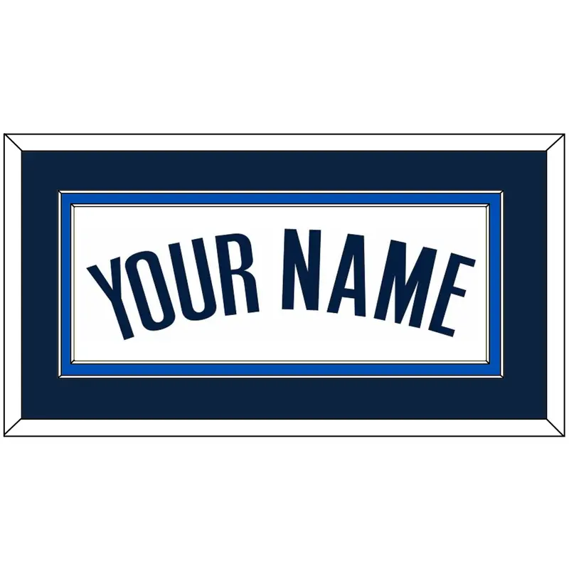 Dallas Name - Home White (2001-2017) - Double Mat 2
