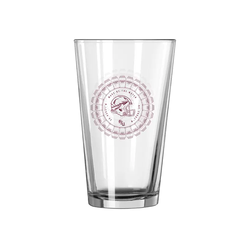 FL State Oyster City 16oz Pint Glass