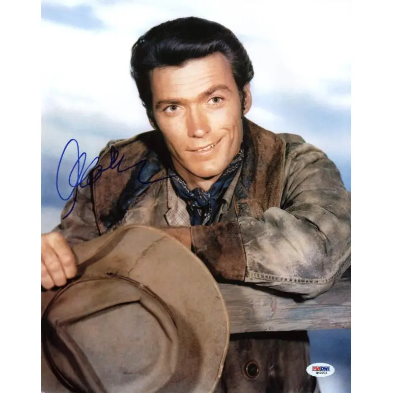 Clint Eastwood Signed Authentic 11X14 Photo Autographed PSA/DNA #Q42203
