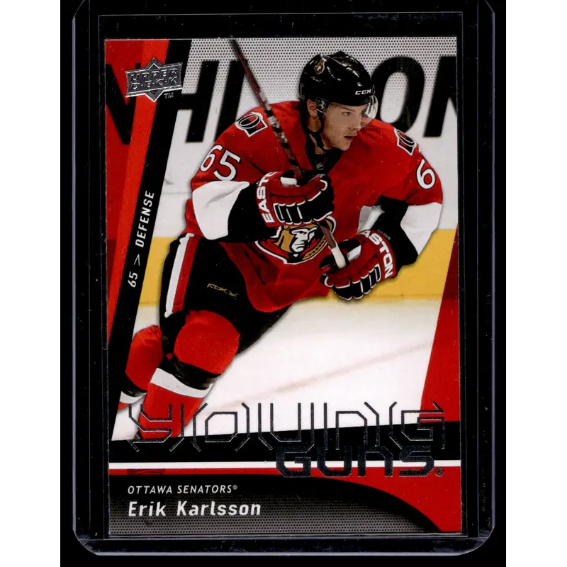 2009-10 Upper Deck - Young Guns - Erik Karlsson #210 RC