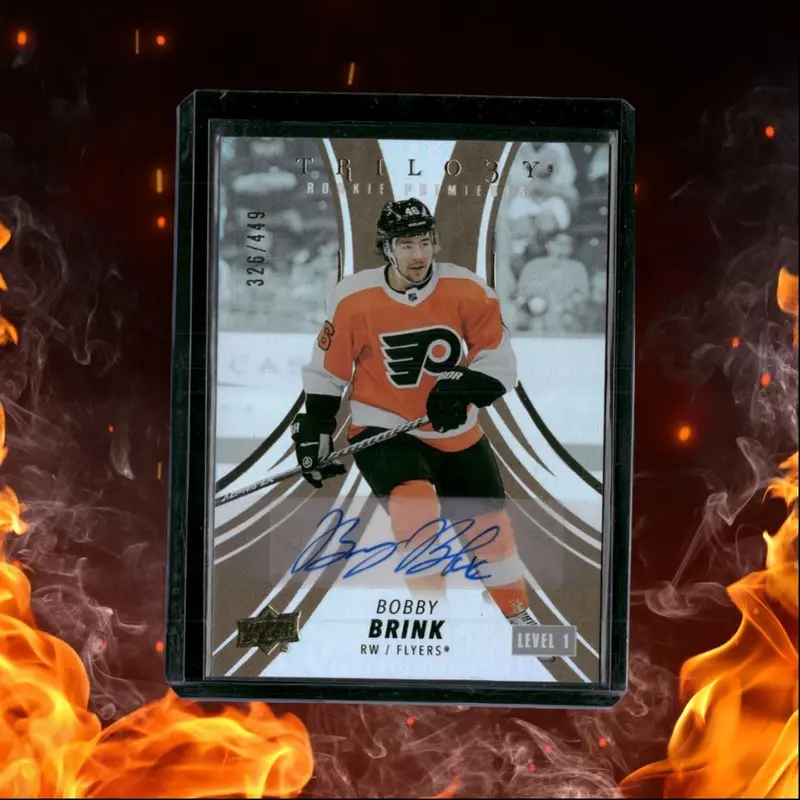2022-23 Upper Deck Trilogy Bobby Brink Level 1 Rookie Auto 326/449 #131
