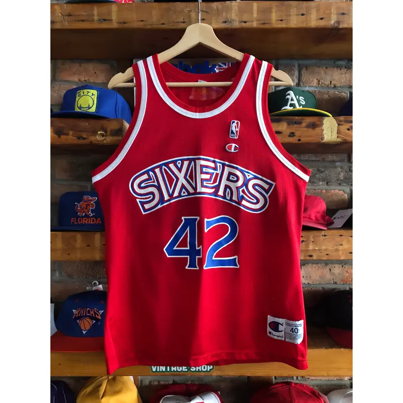 Vintage Champion Philadelphia Sixers Jerry Stackhouse Jersey Size 40/Medium