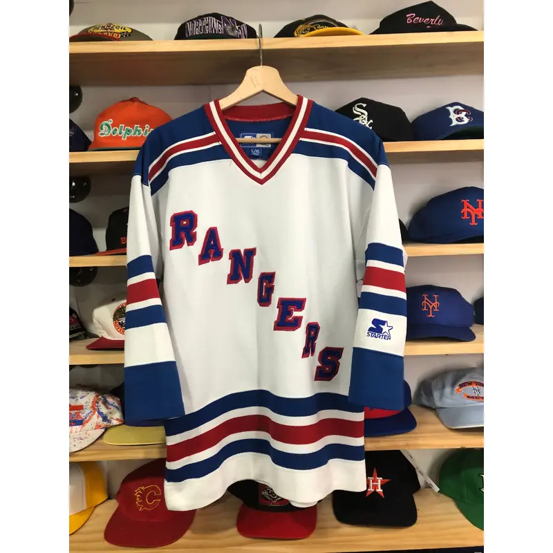 Vintage Starter New York Rangers Blank Youth Jersey Size L/XL