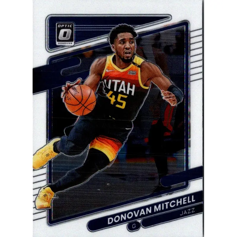 2021 Donruss Optic Blue Donovan Mitchell #45