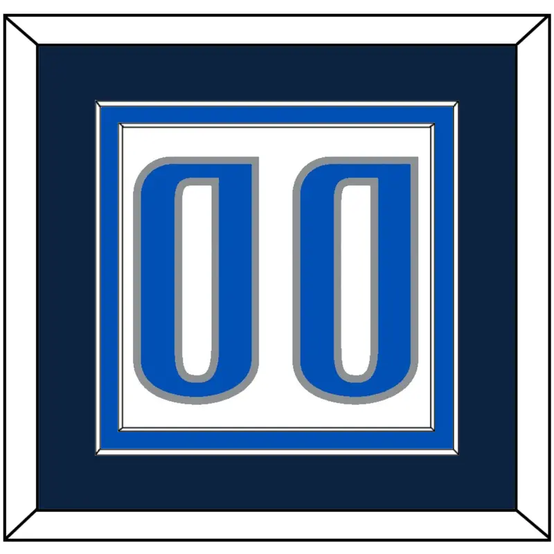 Dallas Number - White Association - Double Mat 3