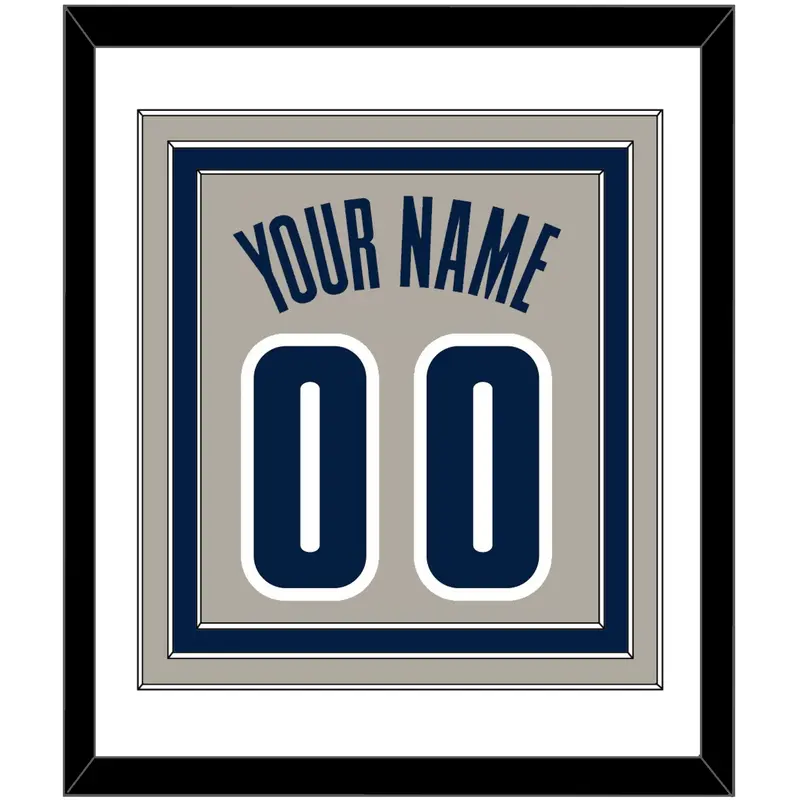Georgetown Basketball Name & Number - Home Gray (1994-1996) - Triple Mat 1
