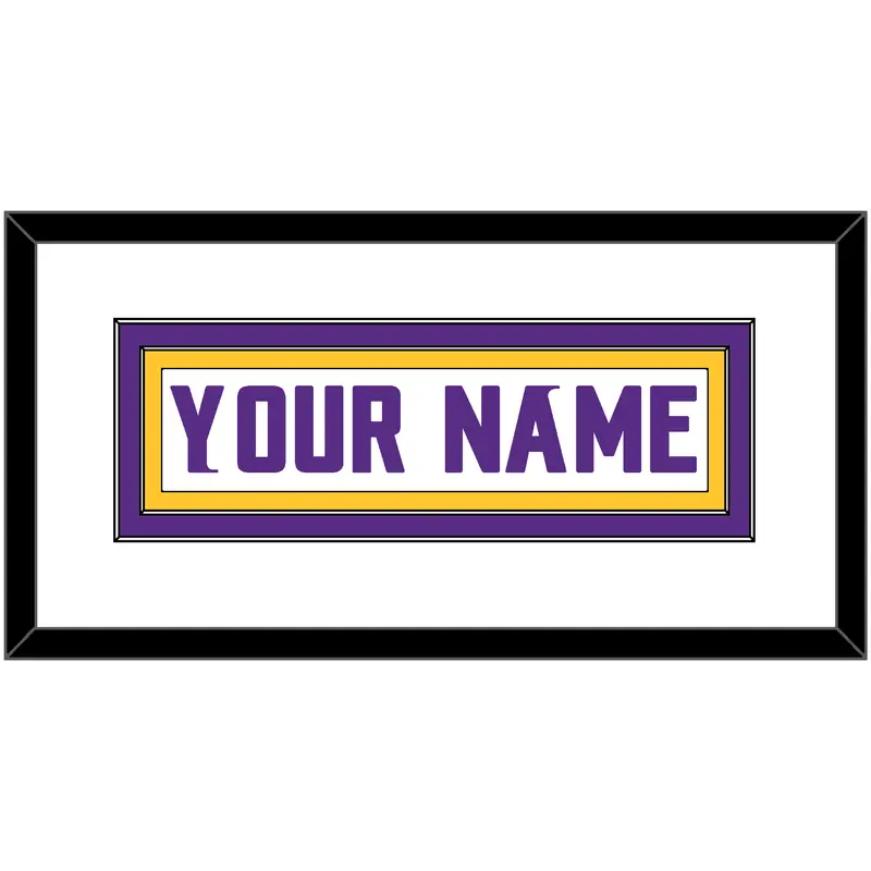 Minnesota Nameplate - Road White - Double Mat 1