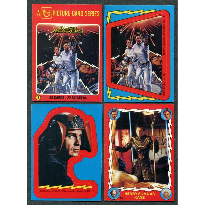1979 Topps Buck Rogers Complete Set (w/ stickers) (88/22) NM NM+