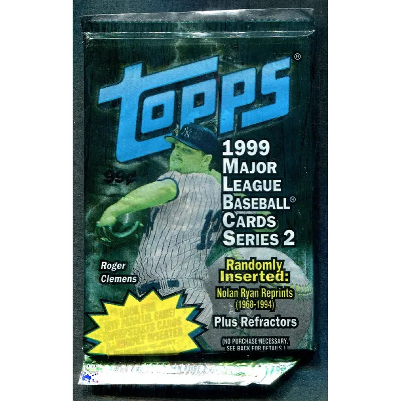 1999 Topps Baseball Unopened Series 2 Pack (Pre-Priced) (8)