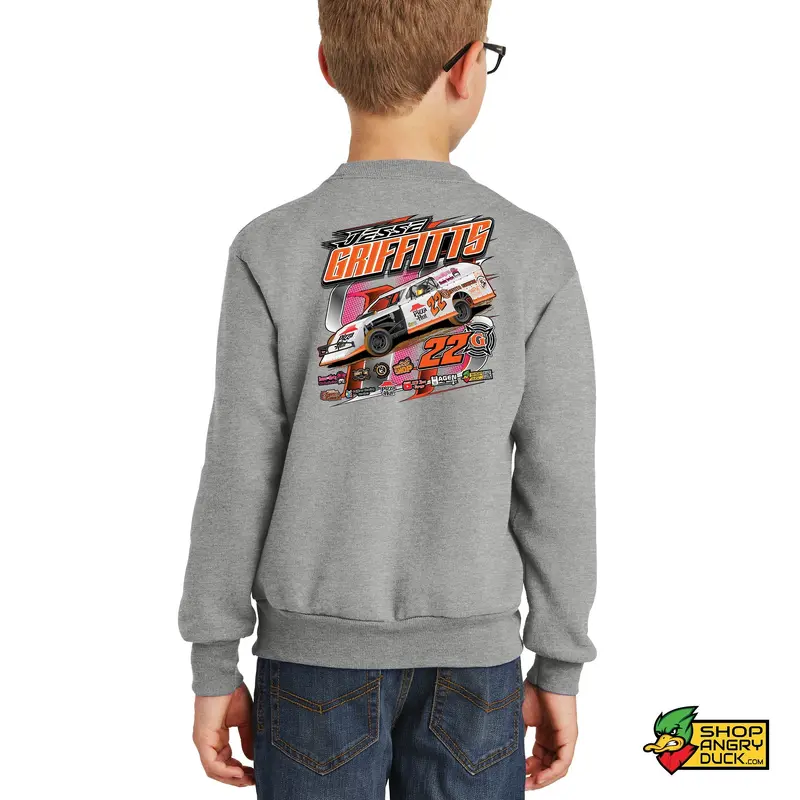 Jesse Griffitts Racing 2024 Youth Crewneck Sweatshirt