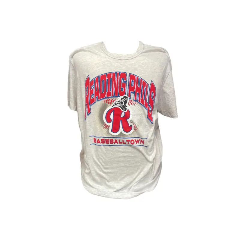 '47 Reading Phils Relay Grey Bunt Franklin Tee