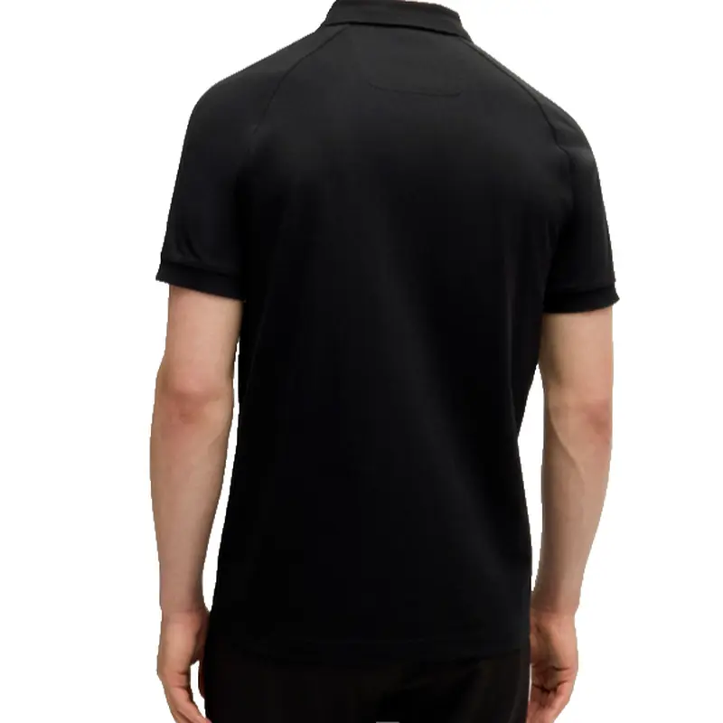 HUGO BOSS MENS POLO BLACK PHILIX MIRROR 50525119001