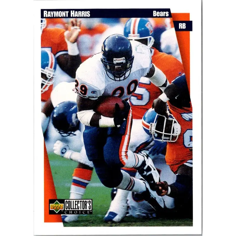 1997 Collector's Choice Chicago Bears Raymont Harris #CH1