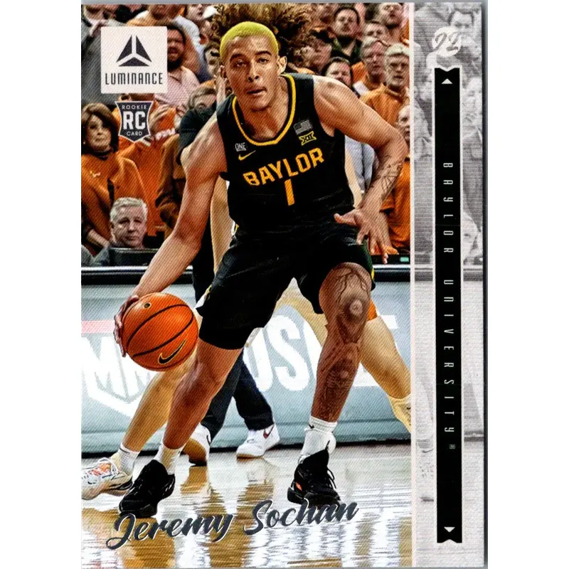 2022 Panini Chronicles Draft Picks Luminance Jeremy Sochan #16