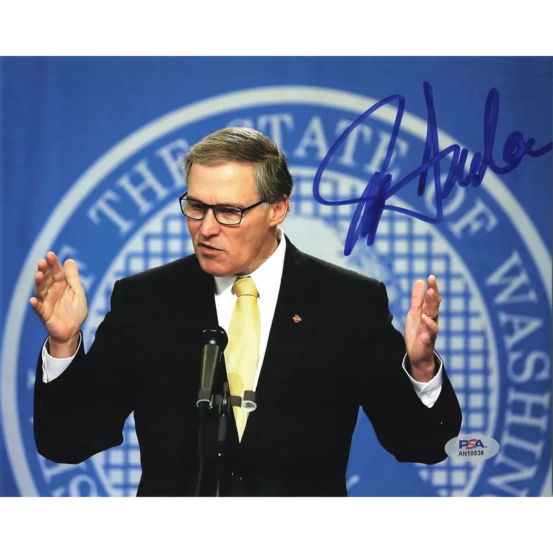 Jay Inslee signed 8x10 photo PSA/DNA Autographed