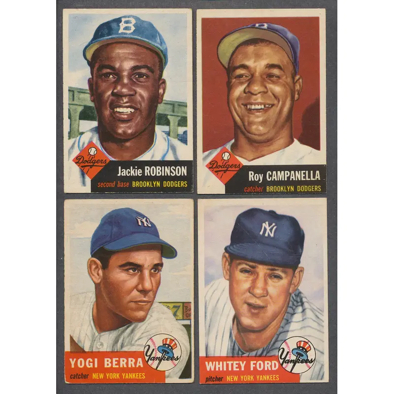 1953 Topps Baseball Partial Set VG