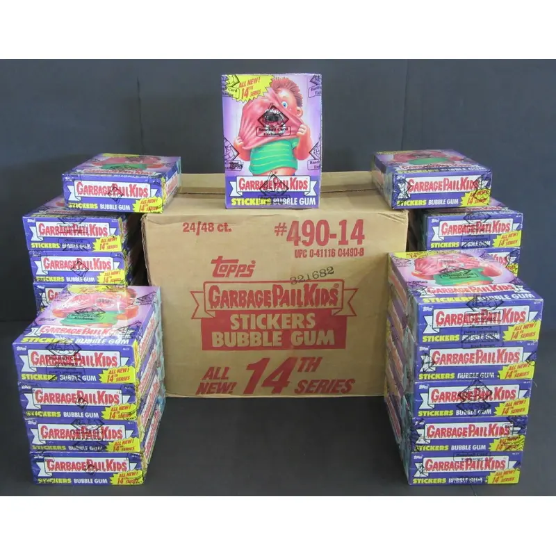 1988 Topps Garbage Pail Kids Series 14 Wax Case (24 Box) (w/ price) (FASC)