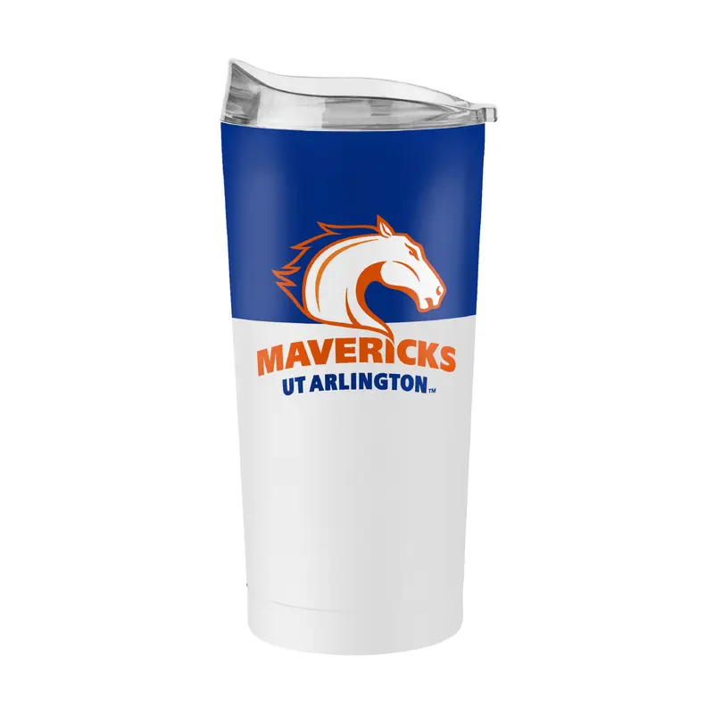 Texas Arlington 20oz Colorblock Powder Coat Tumbler