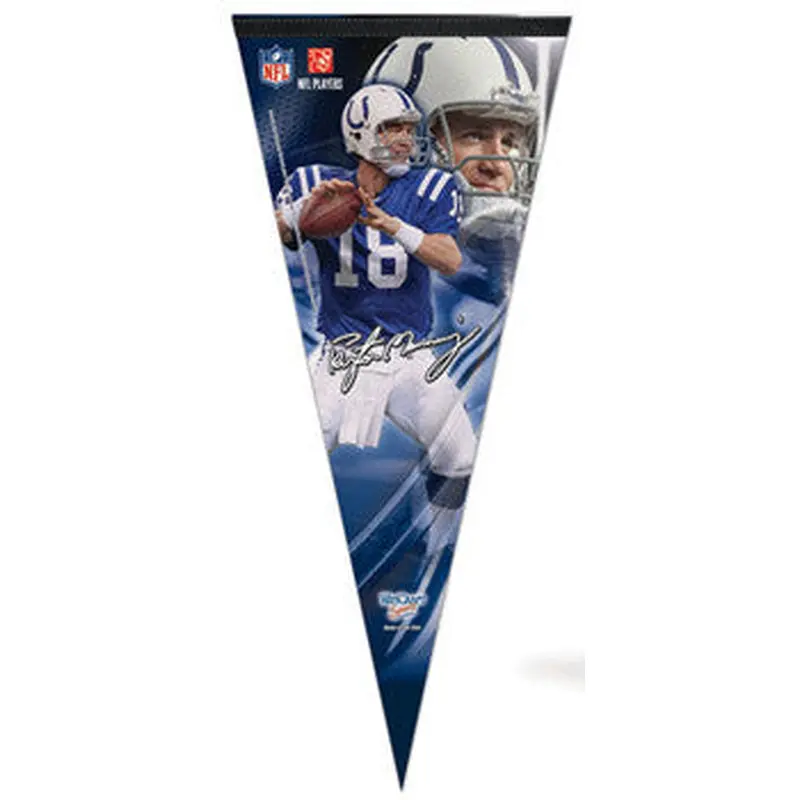 Peyton Manning "Big-Time" EXTRA-LARGE Premium Felt Pennant - Wincraft