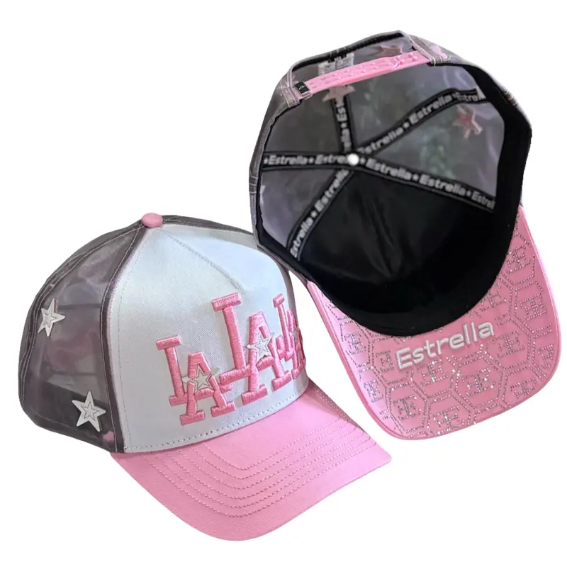 CASHED OUT HATS CASHEDOUT HATS, ESTRELLA CASHEDLA PINK
