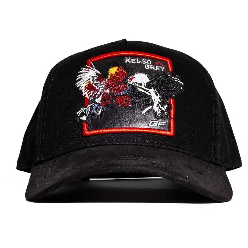 GALLO FINO BLACK SNAPBACK HAT GFKELSOVGRY15 BLK