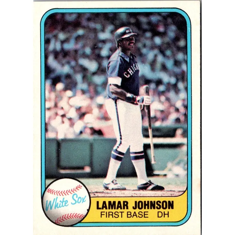 1981 Fleer Lamar Johnson #350