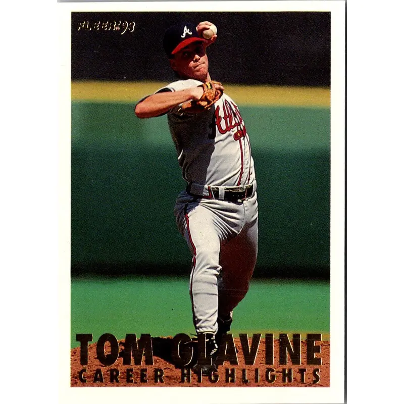 1993 Fleer Tom Glavine Career Highlights Tom Glavine #1A