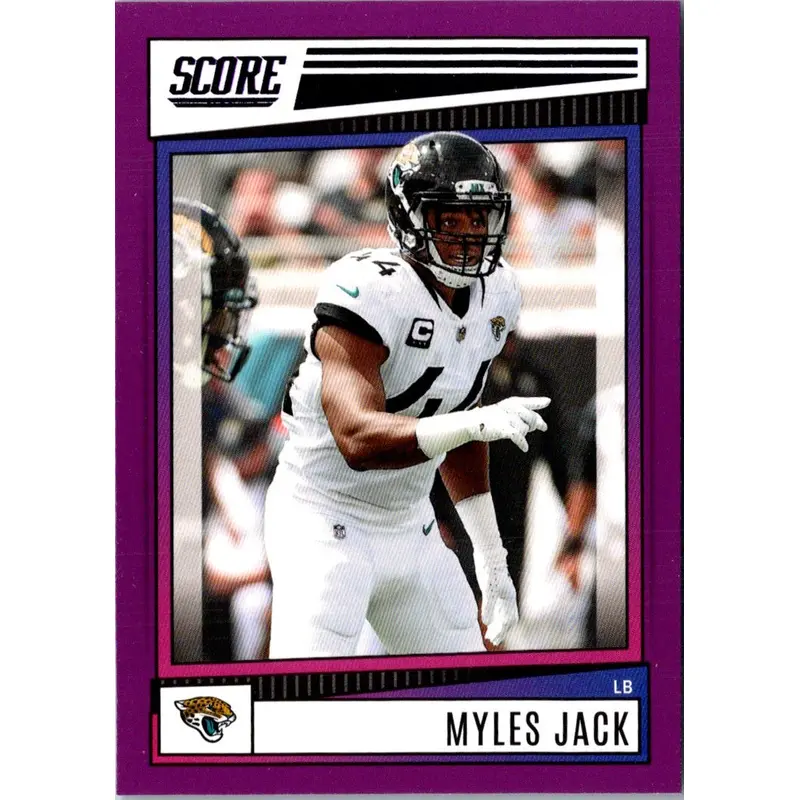 2022 Score Purple Myles Jack #24