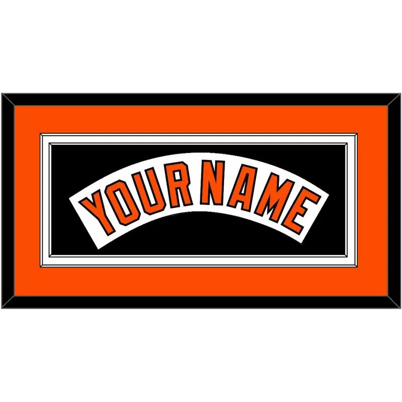 Baltimore Nameplate - Home White (1989-1994) - Double Mat 2