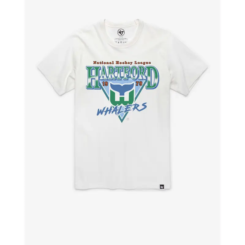 HARTFORD WHALERS VINTAGE SHARP SHOOTER '47 FRANKLIN TEE