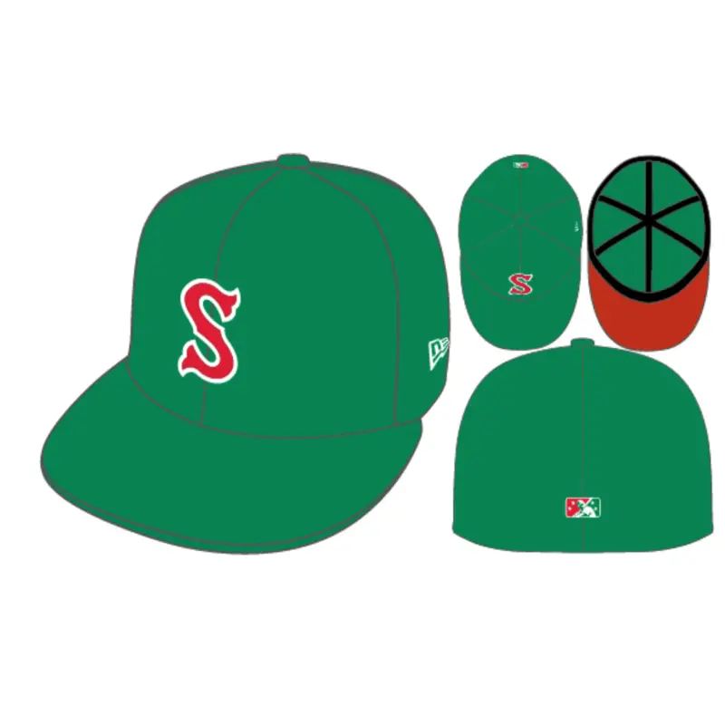 Salem Red Sox Kelly Green New Era 59FIFTY Hat