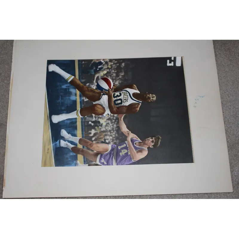 Vintage George McGinnis ABA Basketball Indiana Pacers Photo