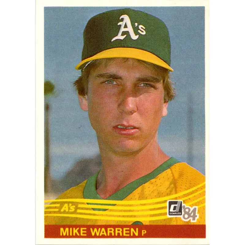 1984 Donruss Mike Warren #631 Rookie