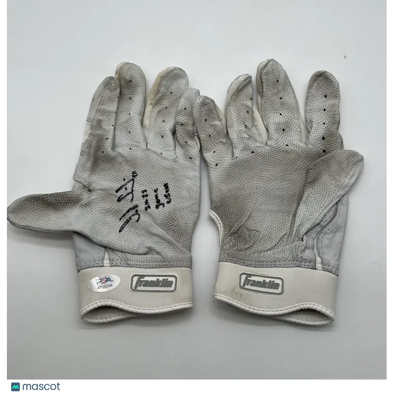 Jack Suwinski Signed Pittsburgh Pirates Batting Gloves PSA
